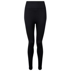 HYPA Womens TriDri seamless 3D fit multi-sport sculpt solid colour leggings TR215